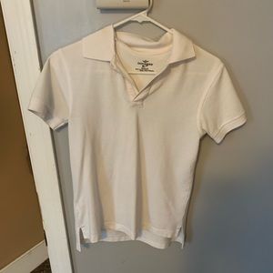 dockers white polo top